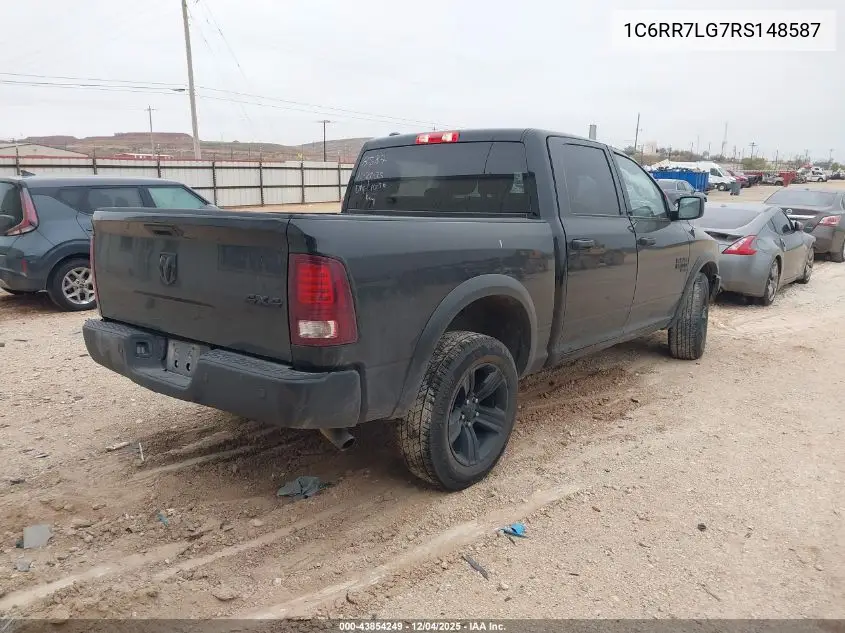 1C6RR7LG7RS148587 2024 Ram 1500 Classic Warlock 4X4 5'7 Box