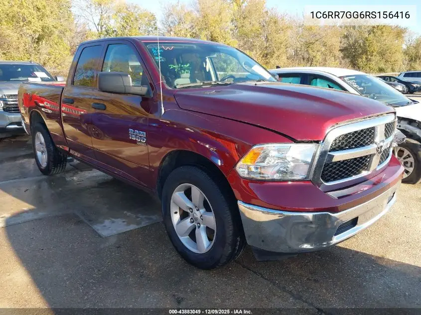 1C6RR7GG6RS156416 2024 Ram 1500 Classic Slt 4X4 6'4 Box