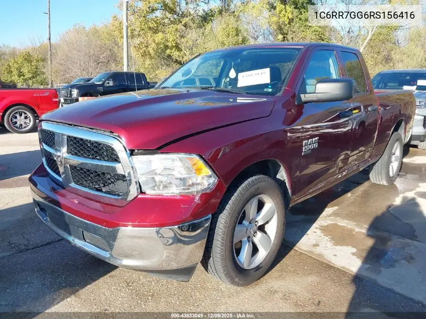 1C6RR7GG6RS156416 2024 Ram 1500 Classic Slt 4X4 6'4 Box