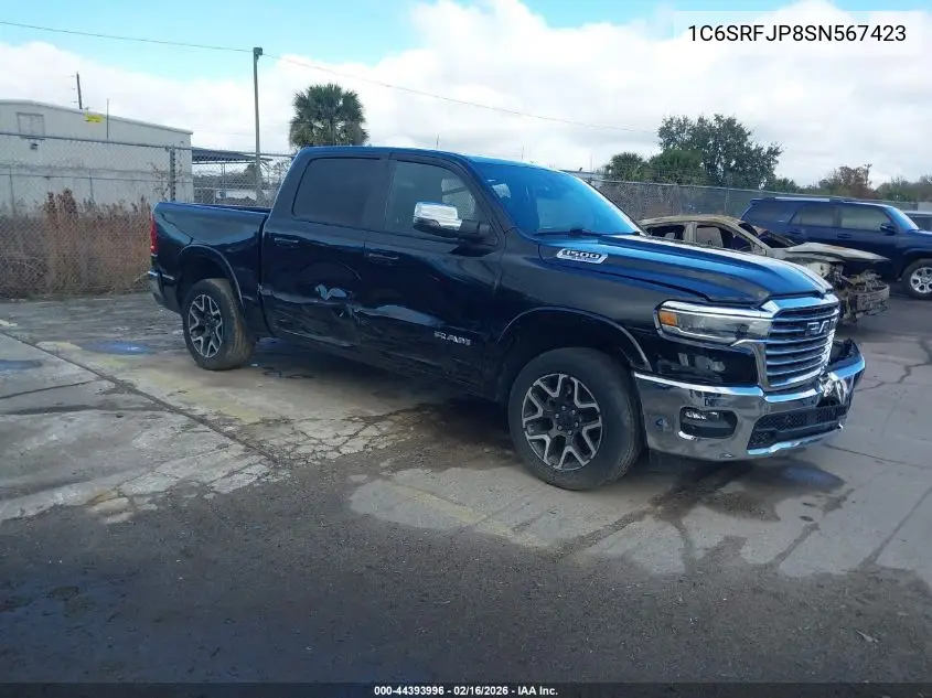 1C6SRFJP8SN567423 2025 Ram 1500 Laramie 4X4 5'7 Box