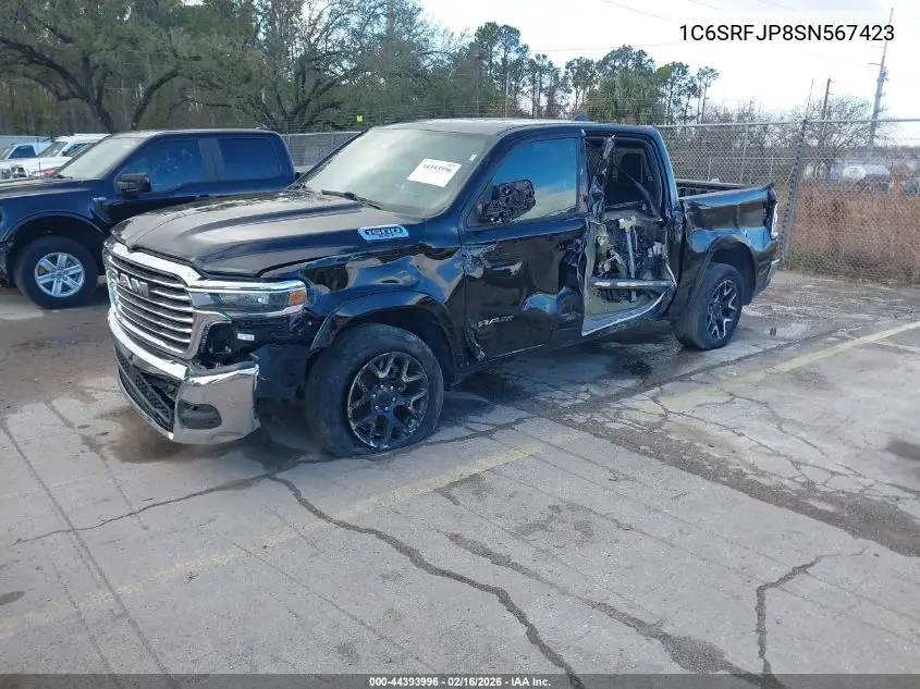 1C6SRFJP8SN567423 2025 Ram 1500 Laramie 4X4 5'7 Box