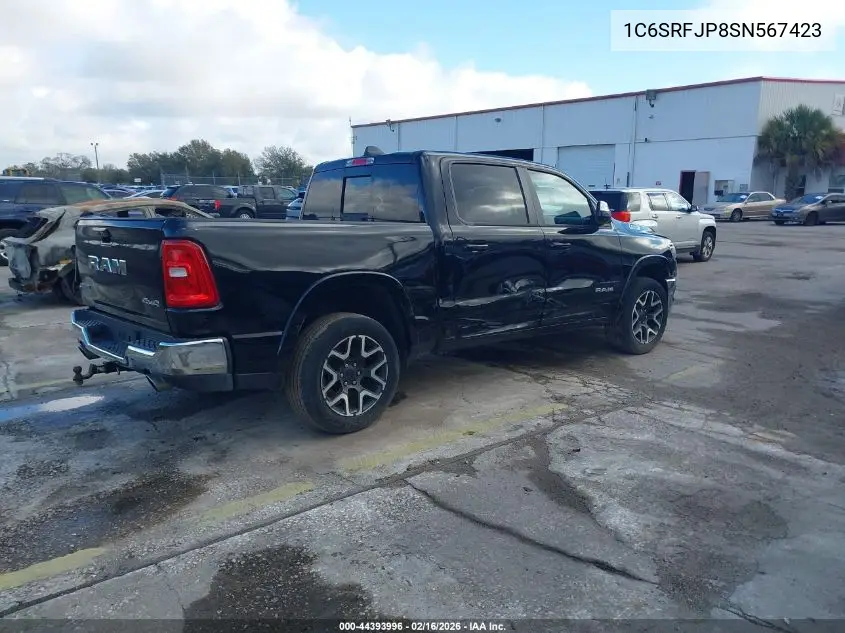 1C6SRFJP8SN567423 2025 Ram 1500 Laramie 4X4 5'7 Box