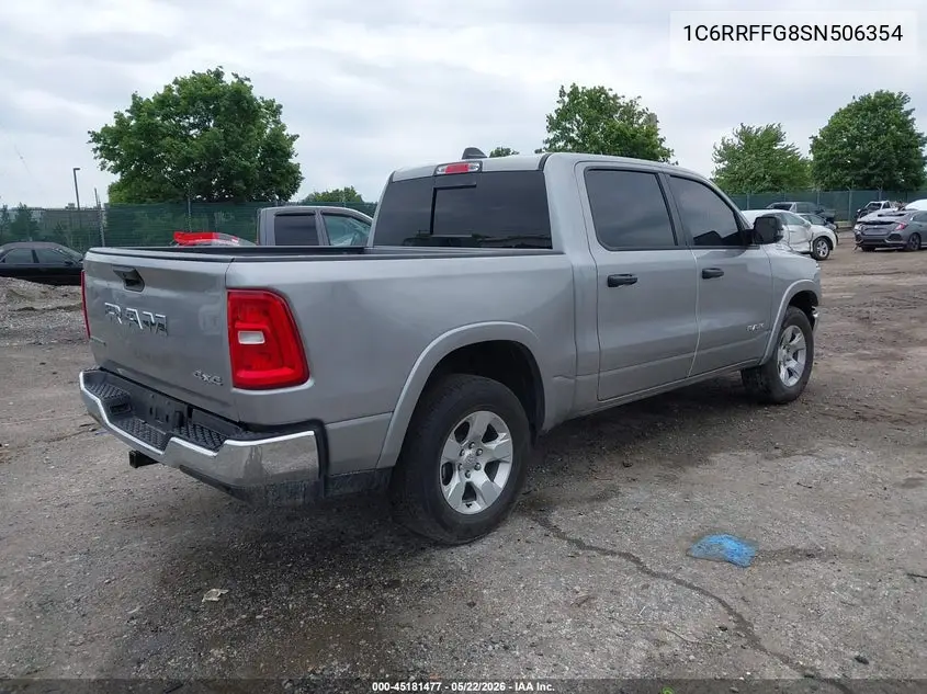 1C6RRFFG8SN506354 2025 Ram 1500 Big Horn 4X4 5'7 Box