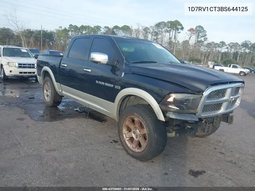 1D7RV1CT3BS644125 2011 Ram Ram 1500 Laramie