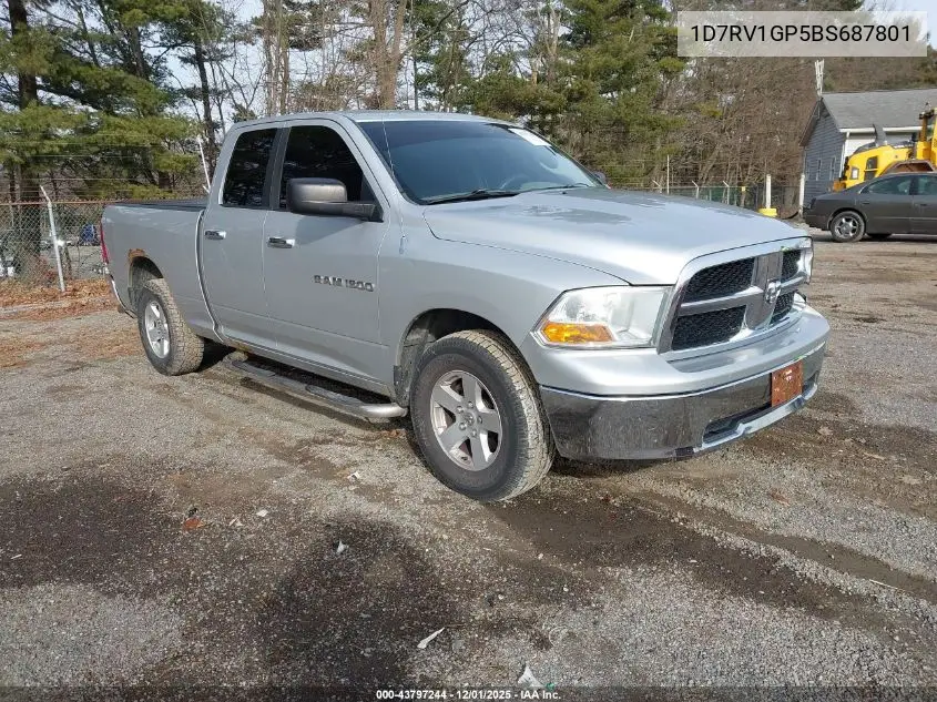 1D7RV1GP5BS687801 2011 Ram Ram 1500 Slt