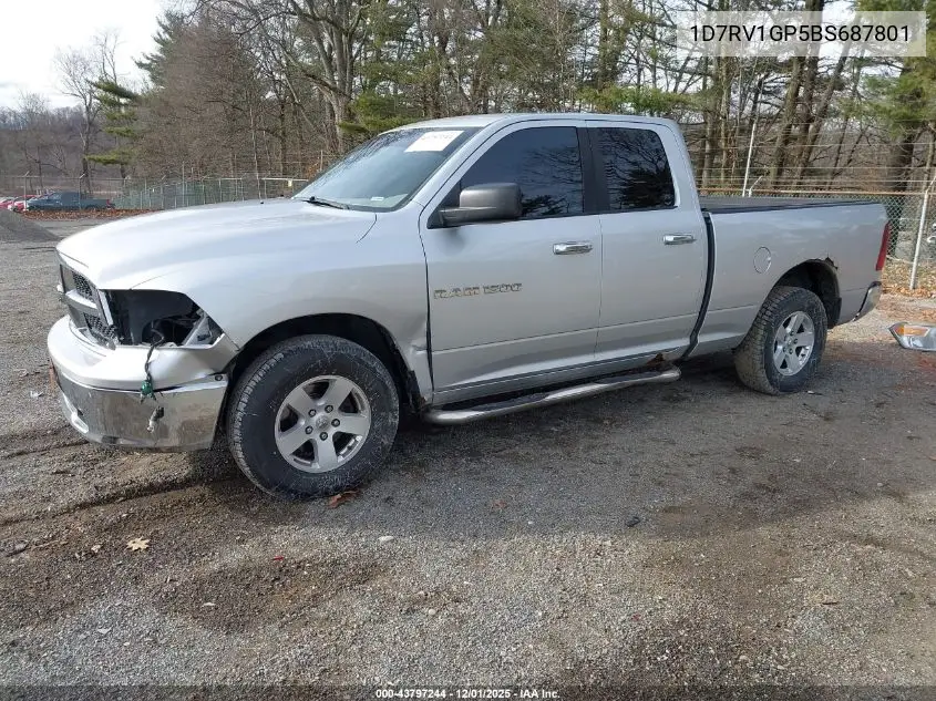 1D7RV1GP5BS687801 2011 Ram Ram 1500 Slt
