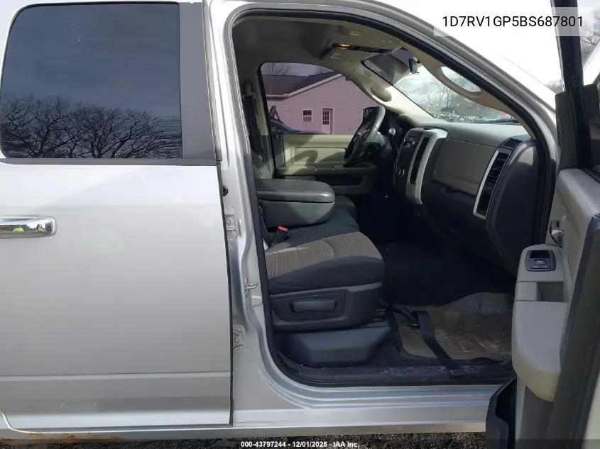 1D7RV1GP5BS687801 2011 Ram Ram 1500 Slt