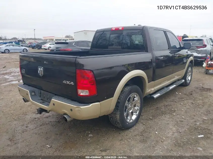 1D7RV1CT4BS629536 2011 Ram Ram 1500 Laramie Longhorn