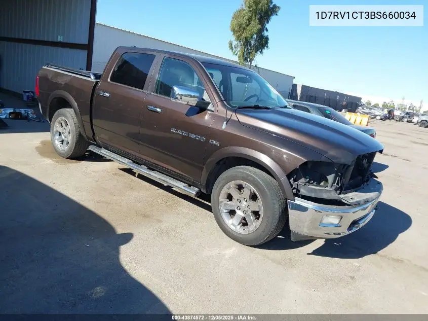 1D7RV1CT3BS660034 2011 Ram Ram 1500 Laramie