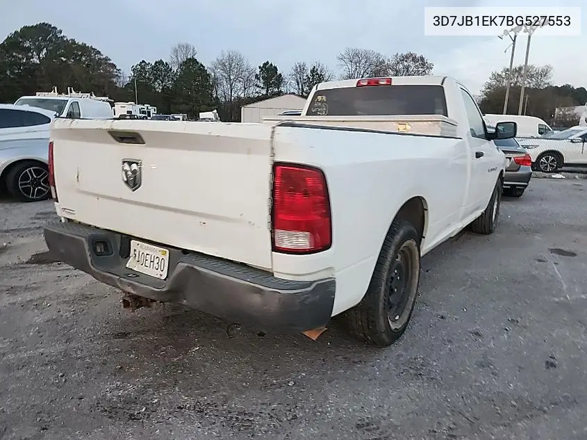 3D7JB1EK7BG527553 2011 Ram Ram 1500 St
