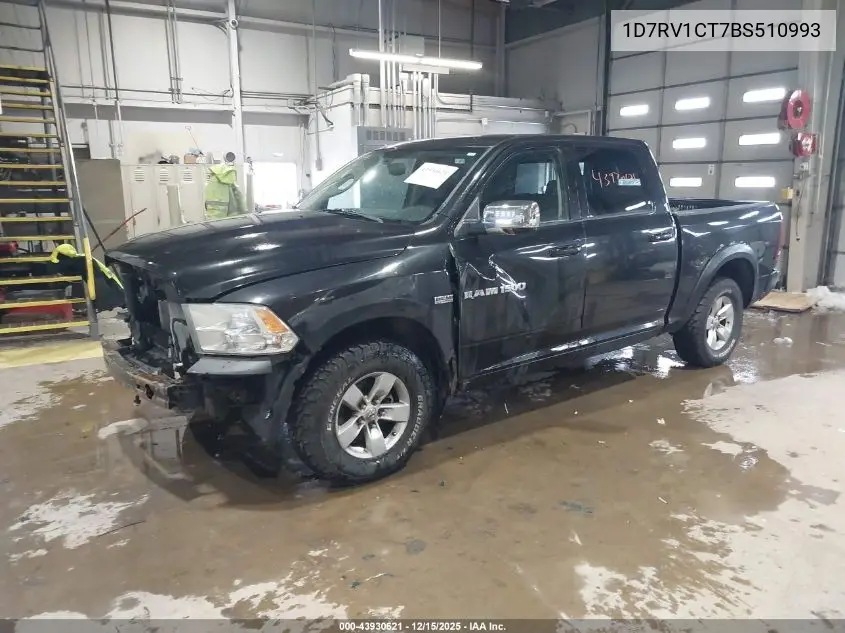 1D7RV1CT7BS510993 2011 Ram Ram 1500 Sport