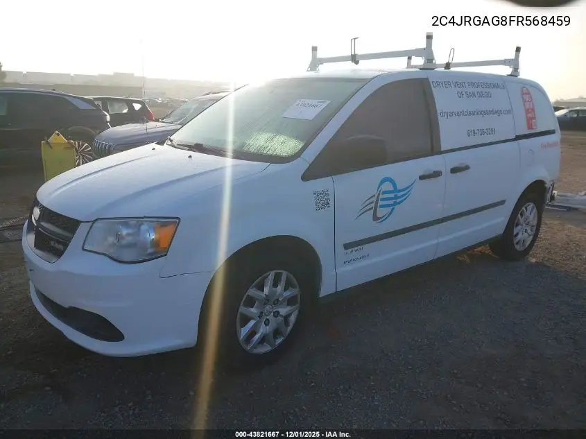 2C4JRGAG8FR568459 2015 Ram Cargo Tradesman