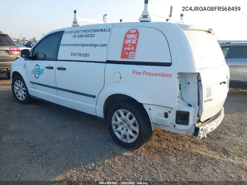 2C4JRGAG8FR568459 2015 Ram Cargo Tradesman