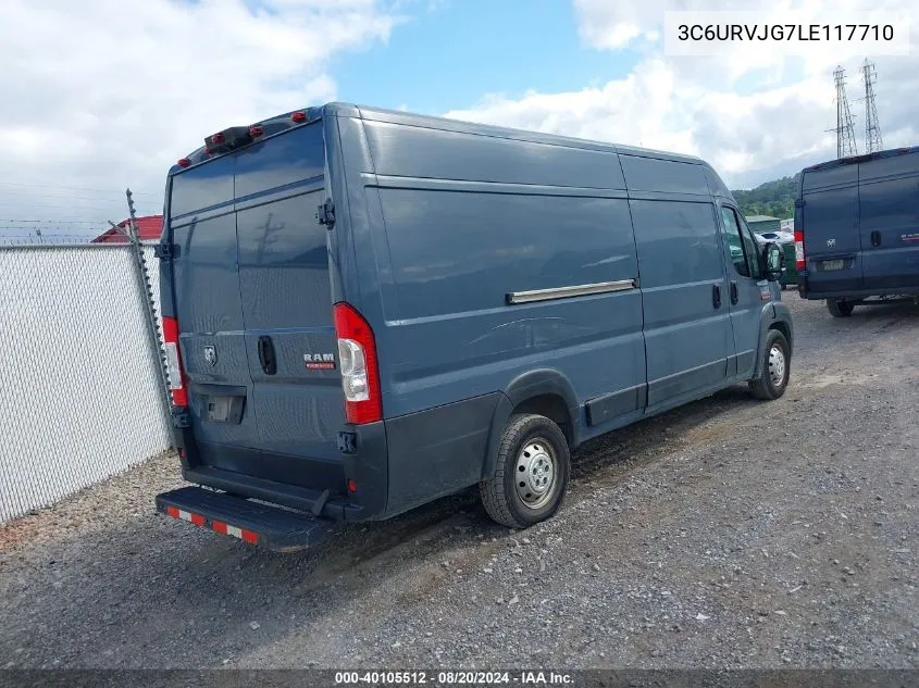 3C6URVJG7LE117710 2020 Ram Promaster 3500 Cargo Van High Roof 159 Wb Ext