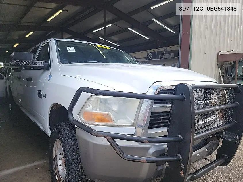 2011 Ram Ram 2500 St VIN: 3D7TT2CT0BG541348 Lot: 42222738