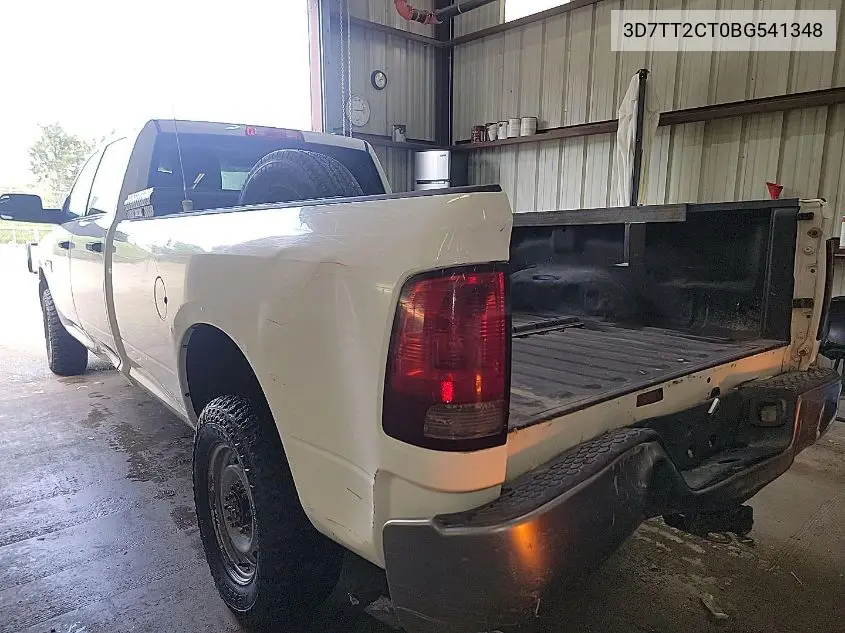 2011 Ram Ram 2500 St VIN: 3D7TT2CT0BG541348 Lot: 42222738