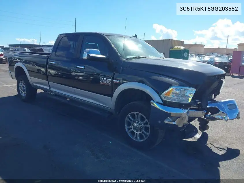 3C6TR5KT5GG203552 2016 Ram 2500 Laramie