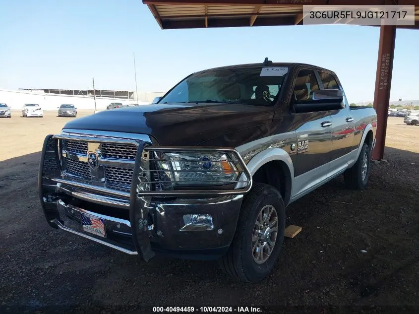 3C6UR5FL9JG121717 2018 Ram 2500 Laramie 4X4 6'4 Box