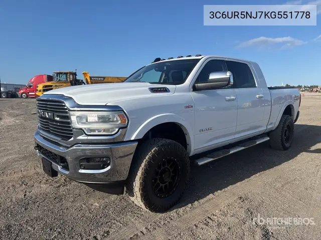 3C6UR5NJ7KG551778 2019 Ram 2500 2019 Ram 2500 4X4 Crew Cab Pickup