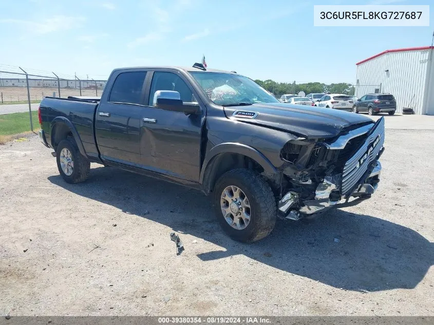 3C6UR5FL8KG727687 2019 Ram 2500 Laramie 4X4 6'4 Box