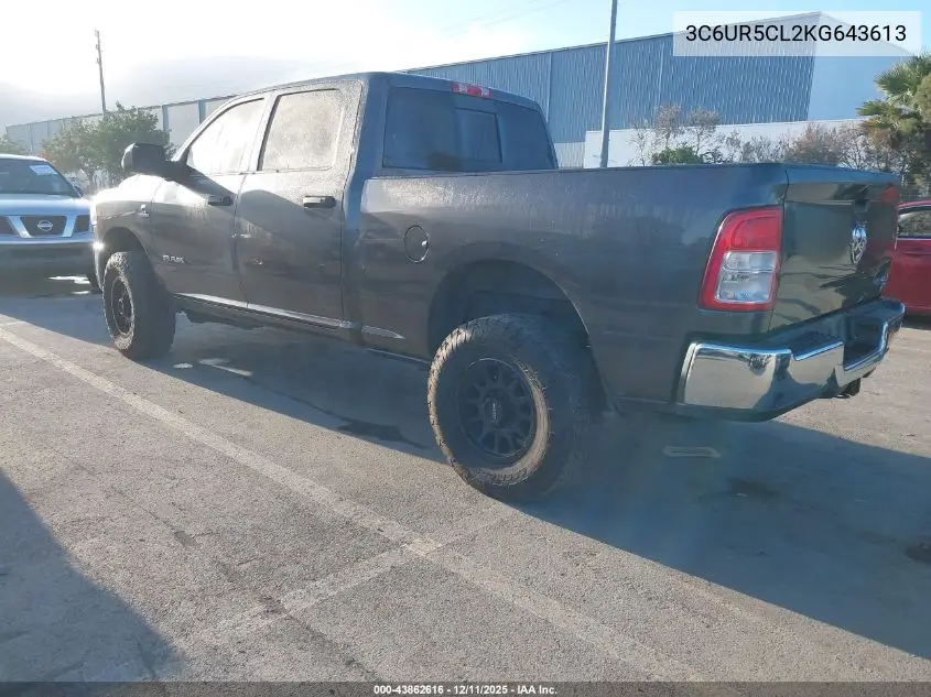 3C6UR5CL2KG643613 2019 Ram 2500 Tradesman 4X4 6'4 Box