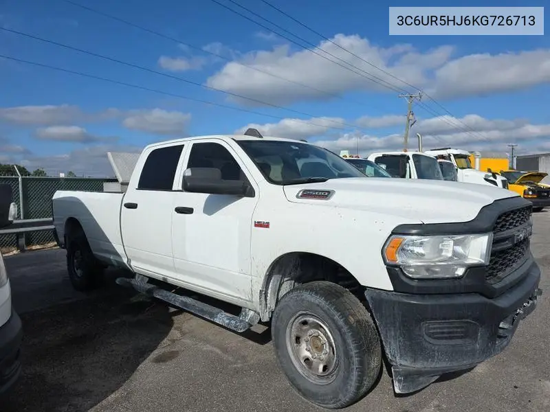 3C6UR5HJ6KG726713 2019 Ram 2500 Tradesman 4X4 8' Box