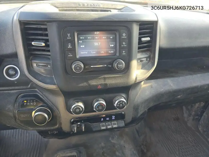 3C6UR5HJ6KG726713 2019 Ram 2500 Tradesman 4X4 8' Box