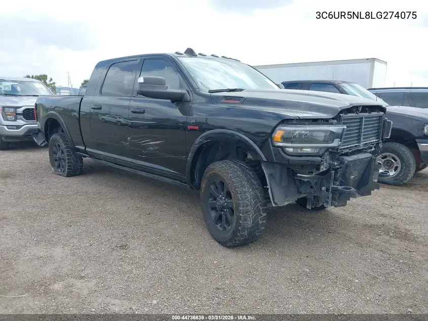 3C6UR5NL8LG274075 2020 Ram 2500 Laramie 4X4 6'4 Box