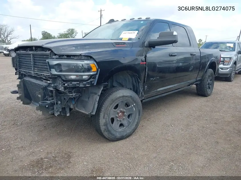 3C6UR5NL8LG274075 2020 Ram 2500 Laramie 4X4 6'4 Box