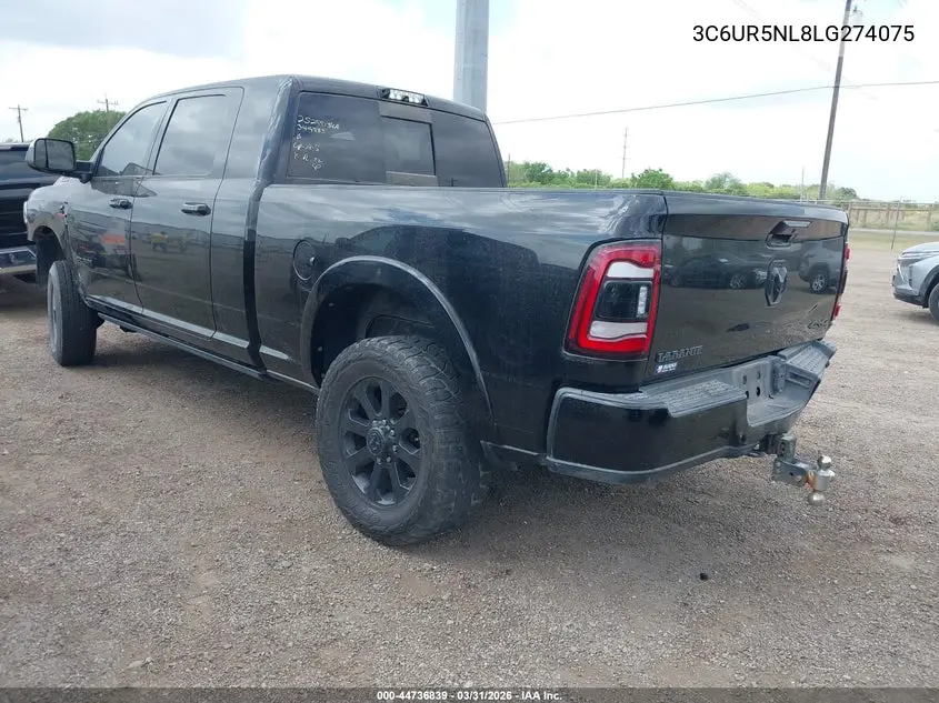 3C6UR5NL8LG274075 2020 Ram 2500 Laramie 4X4 6'4 Box