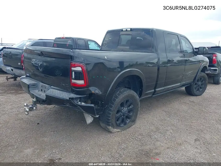 3C6UR5NL8LG274075 2020 Ram 2500 Laramie 4X4 6'4 Box