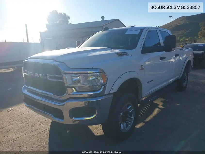 3C6UR5CL3MG533852 2021 Ram 2500 Tradesman 4X4 6'4 Box