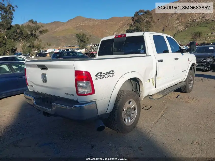 3C6UR5CL3MG533852 2021 Ram 2500 Tradesman 4X4 6'4 Box