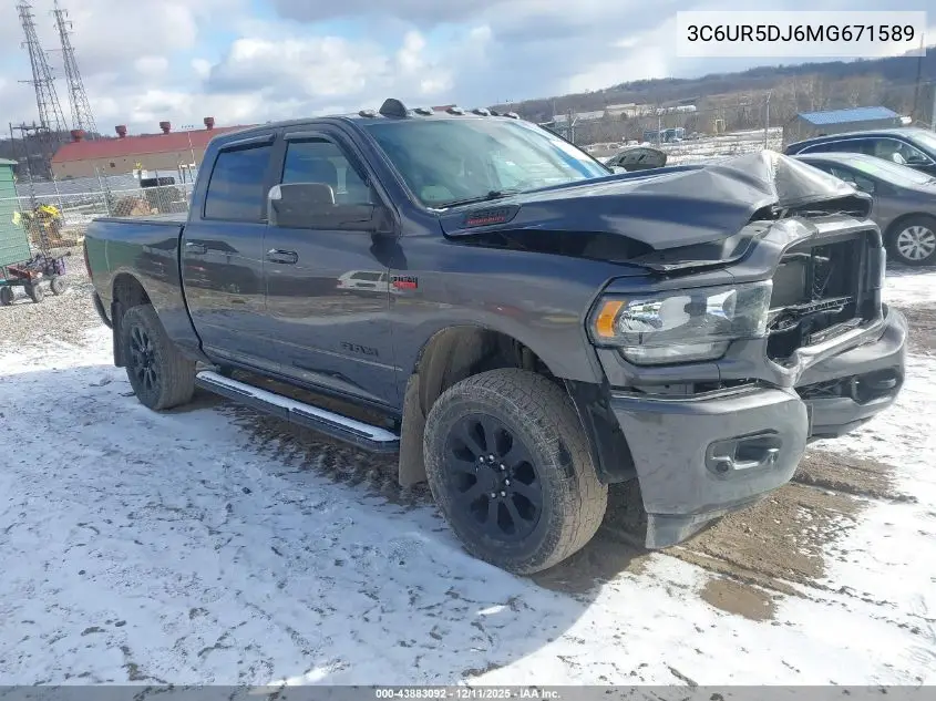 3C6UR5DJ6MG671589 2021 Ram 2500 Big Horn 4X4 6'4 Box