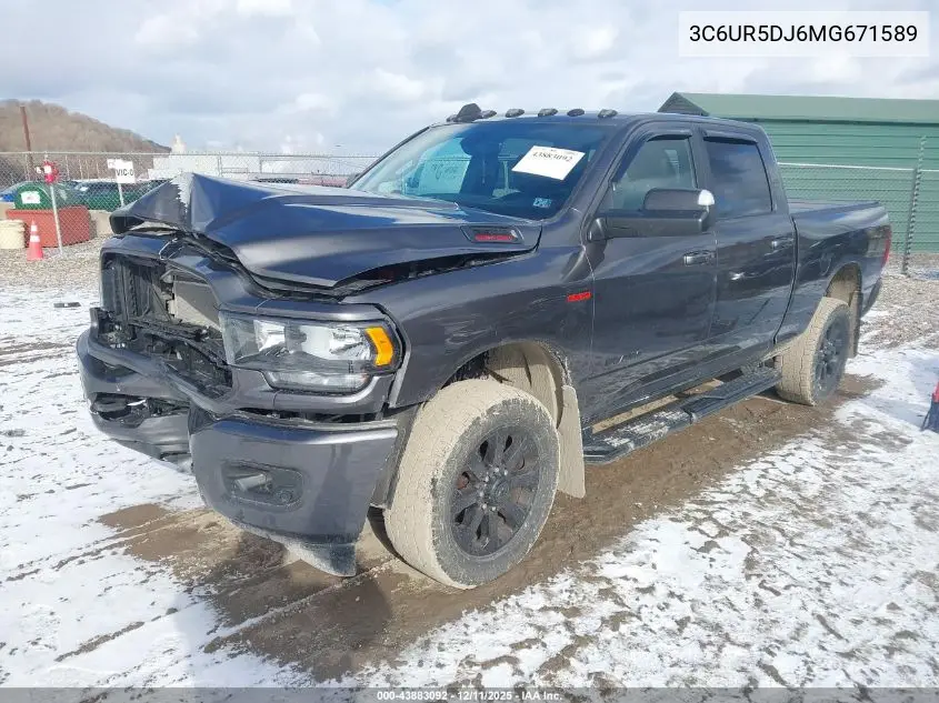 3C6UR5DJ6MG671589 2021 Ram 2500 Big Horn 4X4 6'4 Box