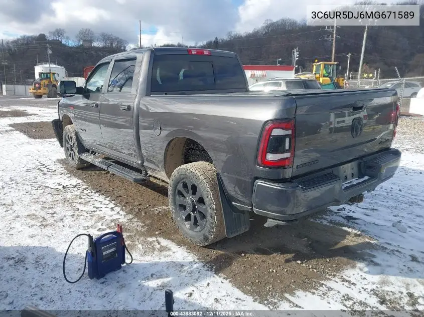 3C6UR5DJ6MG671589 2021 Ram 2500 Big Horn 4X4 6'4 Box