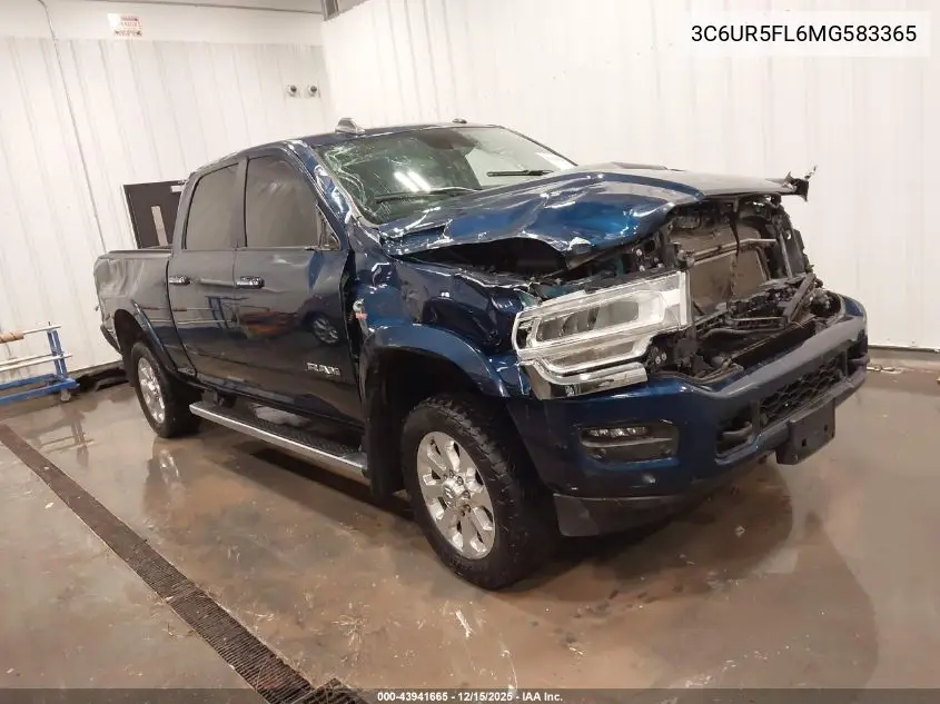 3C6UR5FL6MG583365 2021 Ram 2500 Laramie 4X4 6'4 Box