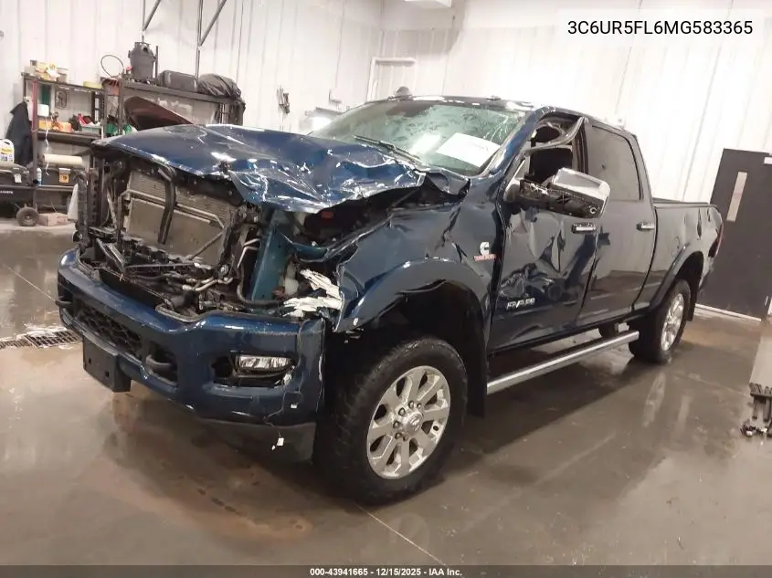 3C6UR5FL6MG583365 2021 Ram 2500 Laramie 4X4 6'4 Box