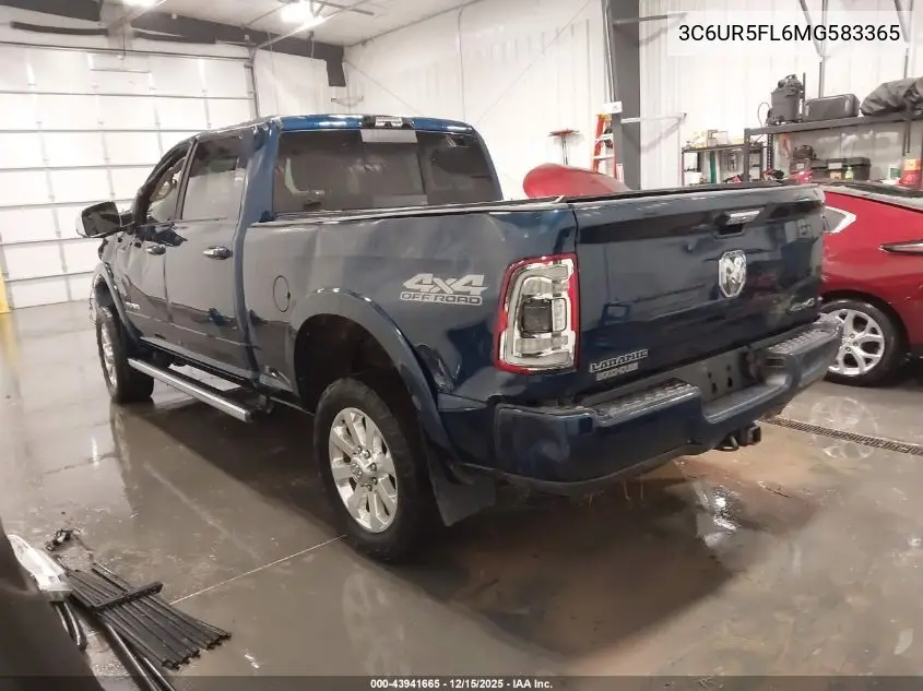 3C6UR5FL6MG583365 2021 Ram 2500 Laramie 4X4 6'4 Box