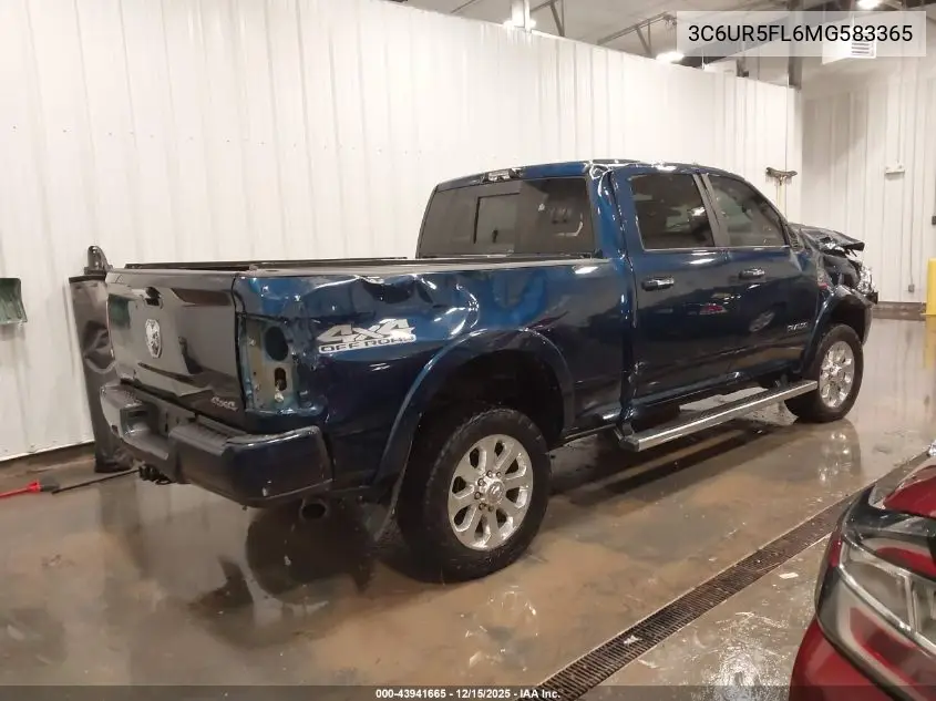 3C6UR5FL6MG583365 2021 Ram 2500 Laramie 4X4 6'4 Box