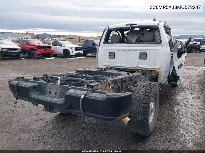 3C6MR5AJ3MG572247 2021 Ram 2500 Tradesman 4X4 8' Box