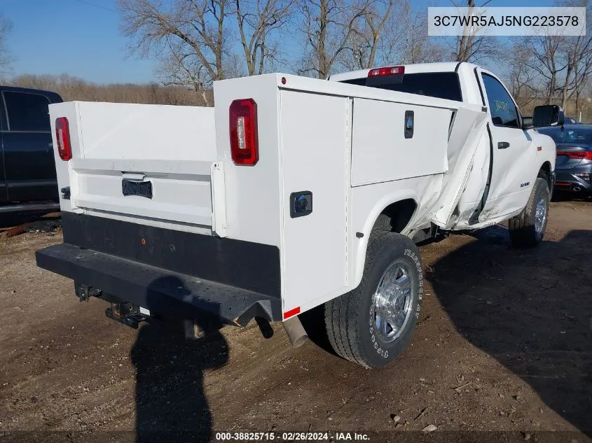 3C7WR5AJ5NG223578 2022 Ram 2500 Tradesman Regular Cab 4X4 8' Box