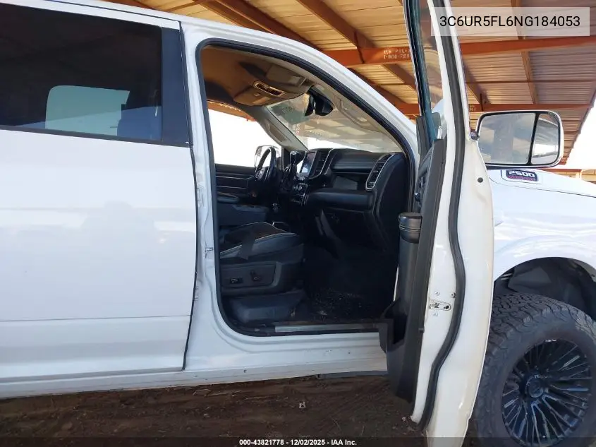 3C6UR5FL6NG184053 2022 Ram 2500 Laramie 4X4 6'4 Box