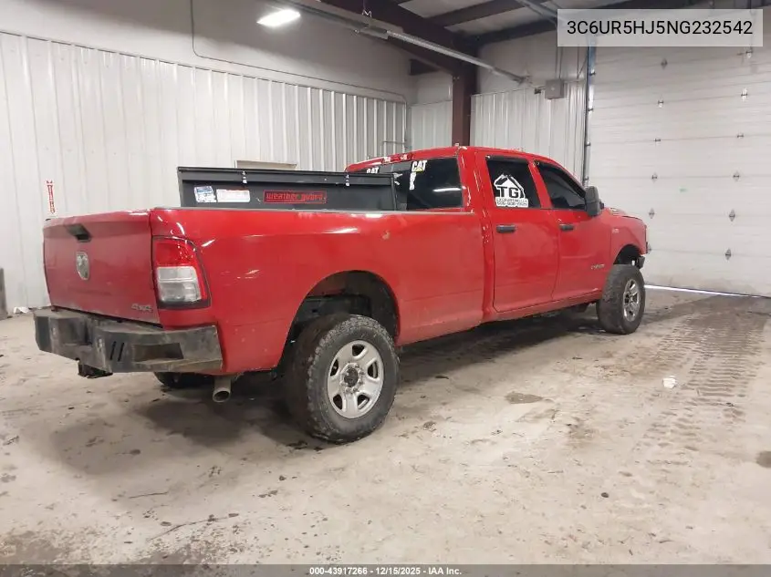 3C6UR5HJ5NG232542 2022 Ram 2500 Tradesman 4X4 8' Box