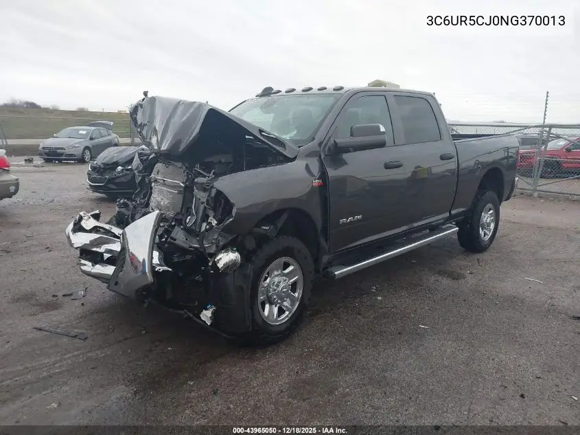 3C6UR5CJ0NG370013 2022 Ram 2500 Tradesman 4X4 6'4 Box