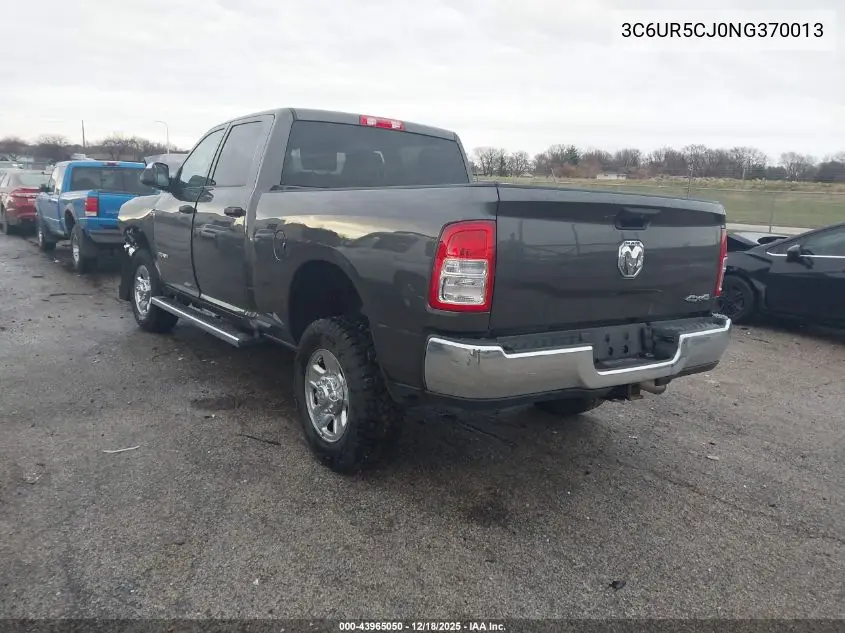3C6UR5CJ0NG370013 2022 Ram 2500 Tradesman 4X4 6'4 Box