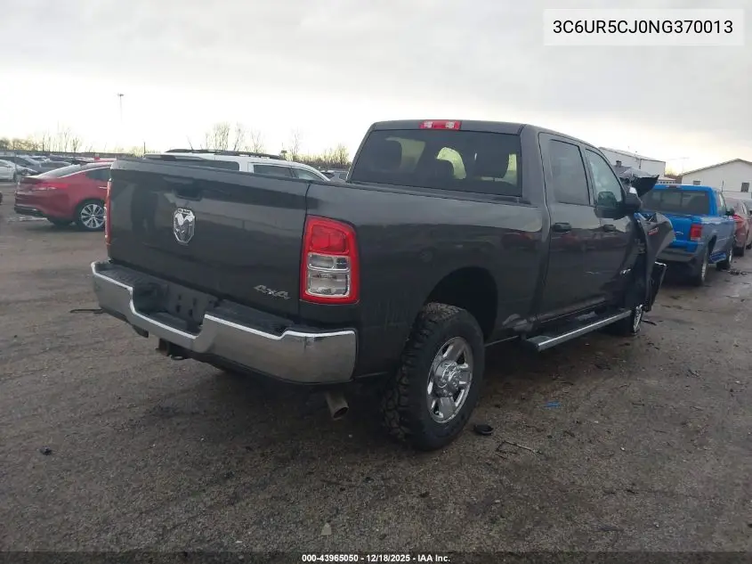 3C6UR5CJ0NG370013 2022 Ram 2500 Tradesman 4X4 6'4 Box
