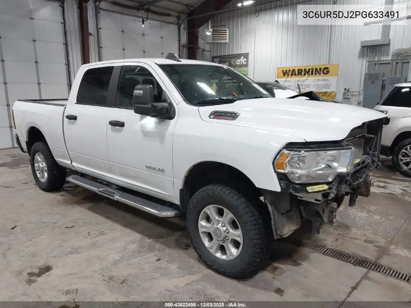 3C6UR5DJ2PG633491 2023 Ram 2500 Big Horn 4X4 6'4 Box