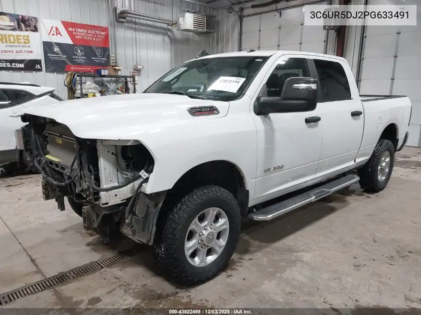 3C6UR5DJ2PG633491 2023 Ram 2500 Big Horn 4X4 6'4 Box
