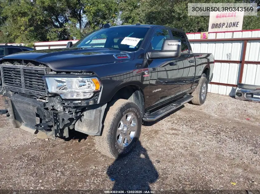 3C6UR5DL3RG343569 2024 Ram 2500 Big Horn 4X4 6'4 Box